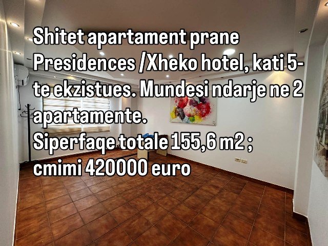 Shitet apartament 4+ prane Librit Universitar